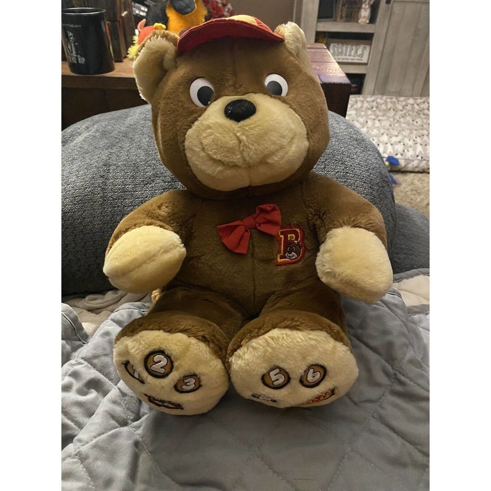 Vtg 2000 General Creations Baby Bear 11" Talking Plush Three Bears~Does Work